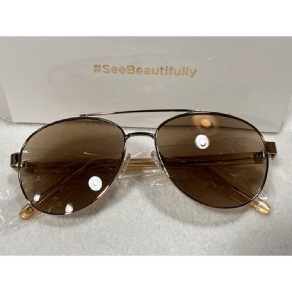 Sofia Vergara X Foster Grant Womens Designer Bronze  Sunglasses Sunreaders - Picture 11 of 11